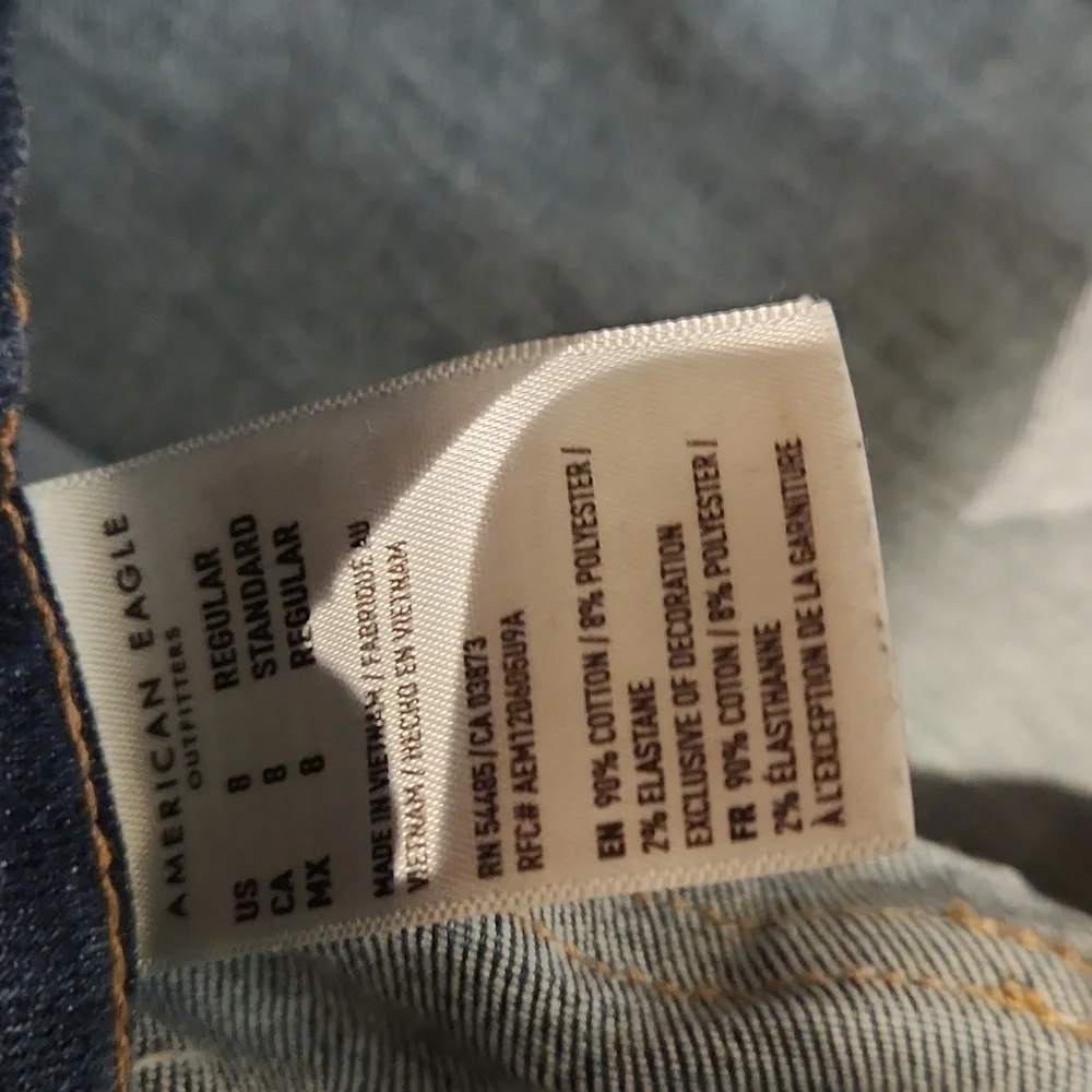 ❤️ AMERICAN EAGLE HIGH RISE  FESTIVAL FLARE JEANS, 8 (29) - Picture 6 of 9